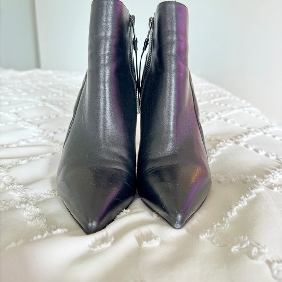 RUDSAK Black Leather Heeled Ankle Boots - Picture 2 of 5